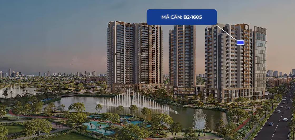 CHỈ CĂN B2-16-05 MASTERI COSMO CENTRAL NEXUS ZONE | BẤT ĐỘNG SẢN HOME PLUS